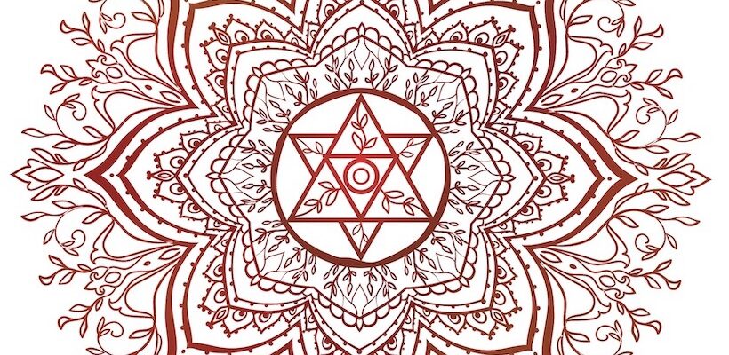 Earth star chakra symbol for social connection