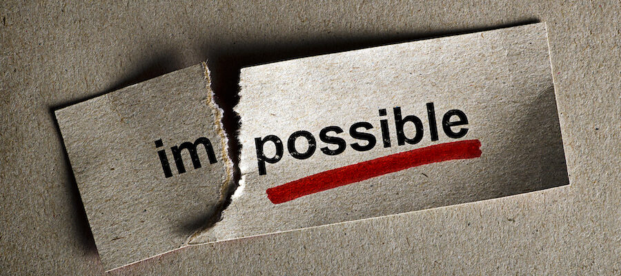 "Im" cut from impossible for successful staff empowerment starts with changing limiting beliefs