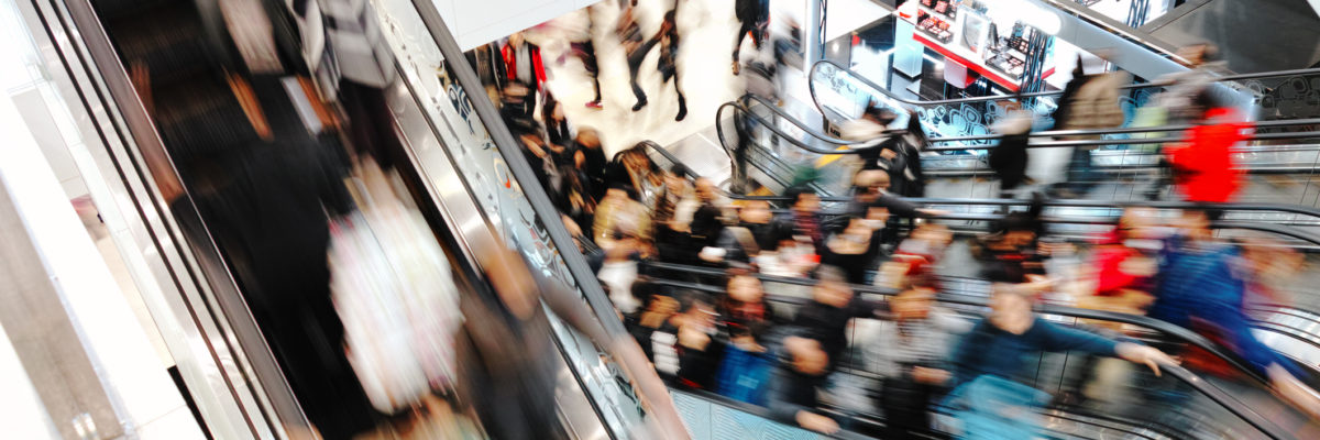 Crazy busy escalators for overwhelm and resilience