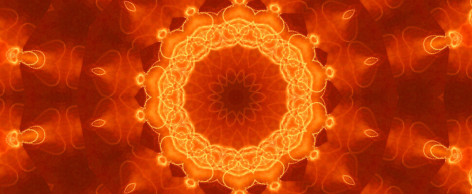 Orange design for scarce chakra and worthiness