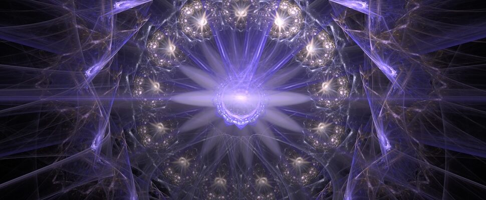 Purple pattern for Sahasrara and Crown Chakra for spiritual connection