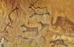 San cave paintings of hunting for Shamanic Reiki | Shamanism and Reiki